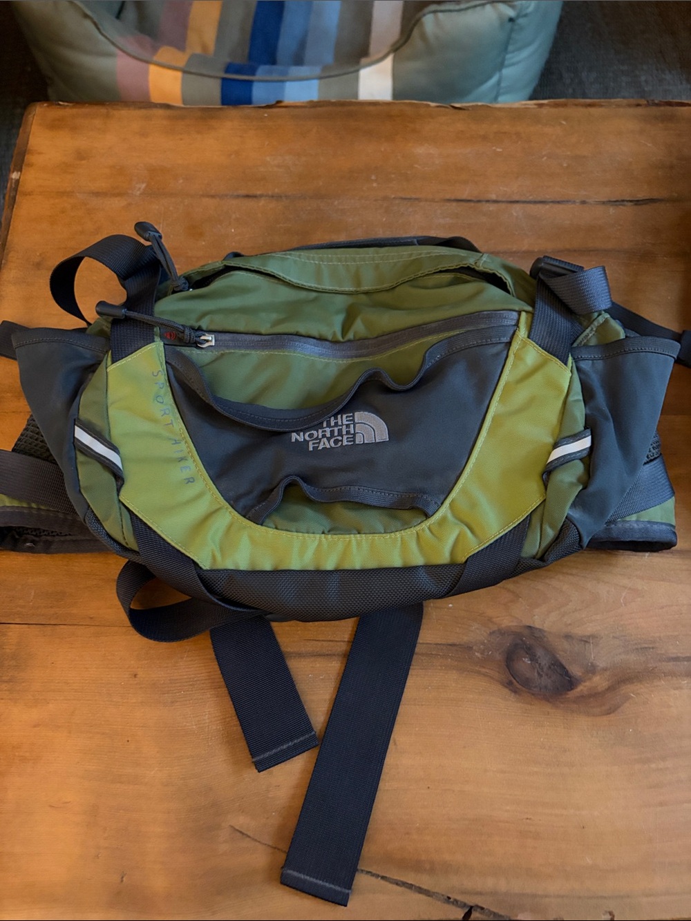 The North Face Olive and Dark Gray Men’s Belt Bag